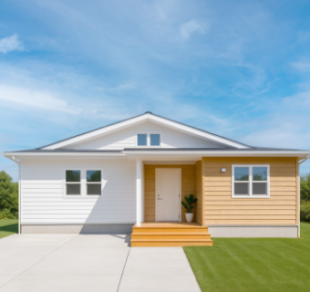 ラップサイディングの外観 写真